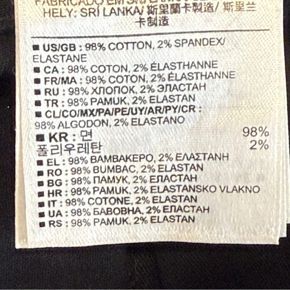 ✨ Banana Republic Black Stretch Jeans – Size 27 Sleek & Sculpting Fit-Preloved ✨ - Picture 16 of 16